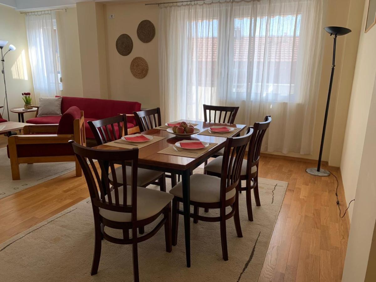 Bright Top Floor Apartment With Free Parking 斯科普里 外观 照片